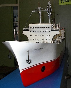 Schiffsmodell N/S Otto Hahn, Modellbau Alexander Geier, Bild 2 Detailansicht