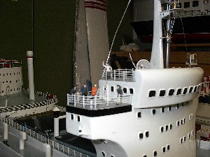 Schiffsmodell N/S Otto Hahn, Modellbau Alexander Geier, Bild 3 Detailansicht